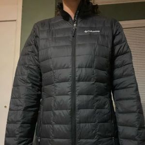 Columbia black puffer size S